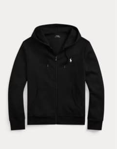 Polo Ralph Lauren ジップアップパーカー ブラック - メルカリ