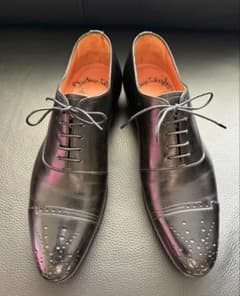 Santoni （サントーニ）ストレートチップレザー ビジネスシューズスチール付のサムネイル