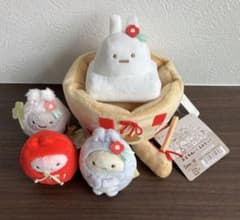 すみっコぐらし お正月 うさぎ年　たぴおか　うす&きね　ほこり　おもち すみっコぐらし お正月 うさぎ年 たぴおか うす&きね ほこり おもち