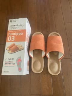 fumippa 03 オレンジ Mサイズ 健康スリッパのサムネイル