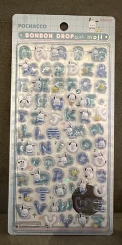 ポチャッコ　【正規品】ボンボンドロップシール mojiのサムネイル
