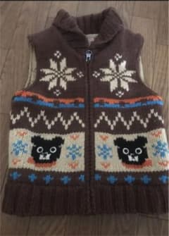 ミキハウス ダブルビー ベスト90cmのサムネイル