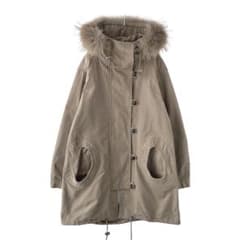 TSUMORI CHISATO デザインモッズコート ボアライナー 個性的 - メルカリ