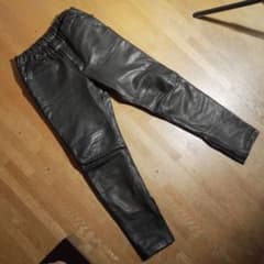 Y*K様 SUNSEAレザーパンツ フリマパンツ　ブラック ウエストゴム仕様 SUNSEAレザーパンツ フリマパンツ ブラック ウエストゴム仕様 - メルカリ