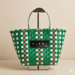 MARNI マルニ マルニマーケット キッズ かごバッグ ミニ フラワー
