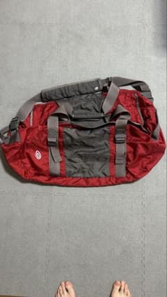 TIMBUK2 ボストンバッグ レッド グレー　70L TIMBUK2 ボストンバッグ レッド グレー 70L - メルカリ