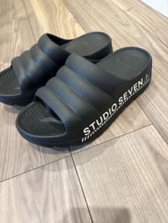 登坂広臣着用STUDIO SEVEN サンダル ブラック　27.5〜28cm 登坂広臣着用STUDIO SEVEN サンダル ブラック 27.5〜28cm - メルカリ