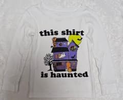 OLD NAVY ハロウィン 長袖Tシャツ 3T 100cm　幽霊屋敷のサムネイル
