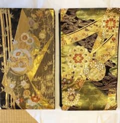 袋帯   正絹 二本組のサムネイル