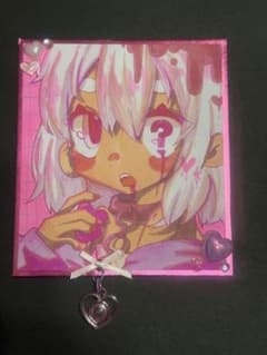 オリジナル 手描きイラスト 原画 一点物 色紙 - メルカリ