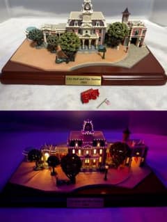 オルショウスキー メインストリートUSA シティホール フィギュア 箱無し オルショウスキー メインストリートUSA シティホール フィギュア 箱