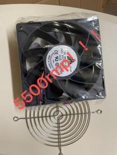 パソコン　サーバー　冷却ファン　5500rmp pwm対応　12cmのサムネイル