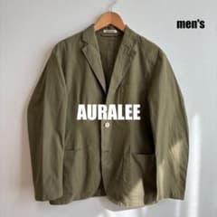 COTTON WOOL FINE SUPER | オーラリー / AURALEE ガスパール様 3 コットンジャケット シャンブレー オーラリー AURALEE TWILL JACKET OVER ジャケット・アウター