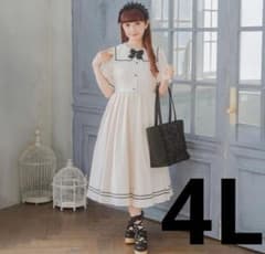 セーラーワンピース アイボリー 4Lしまむら しまみさ 青木美沙子 ロリィタのサムネイル