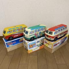 イチコー レトロ玩具 ブリキ ワーゲンバス vw セット イチコー レトロ玩具 ブリキ ワーゲンバス vw セット - メルカリ