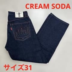 USED☆ CREAM SODA クリームソーダ ファイヤーステッチ 40th - メルカリ