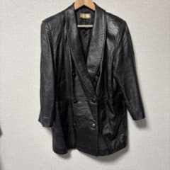 90s ラムスキン レザージャケット アウター レザー 古着 y2k
