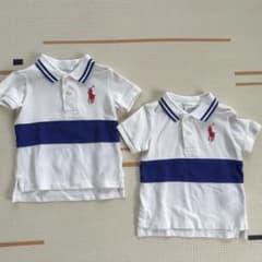 ラルフローレンポロシャツ 12M 2枚セット　双子服のサムネイル