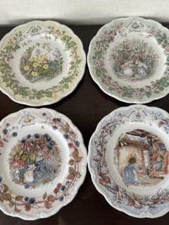 Royal Doulton Brambly Hedge プレート 四季4枚セット - メルカリ