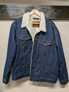 【新品】Levi's デニムジャケット ボア インディゴ XLのサムネイル