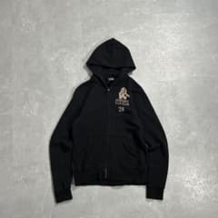 cl.or【ヒスガール】ヒステリックグラマー　ジップパーカー 黒 FREE 00s ヒステリックグラマー ジップパーカー ヒスガール ブラック メンズ