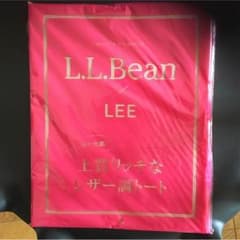 LEE 付録 L.L.Bean 上質リッチなレザー調トートのサムネイル