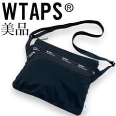 wtaps ダブルタップス シルバー ショルダーバッグ サコッシュ 美品・即完品】 WTAPS ダブルタップス サコッシュ 黒 ショルダーバッグ