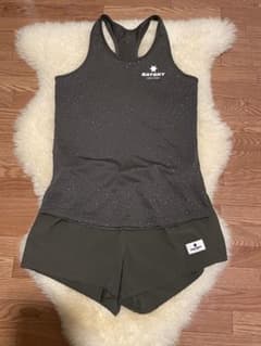 SAYSKY⭐︎セイスカイセット売りシングレットXSサイズ　ショートパンツSサイズのサムネイル