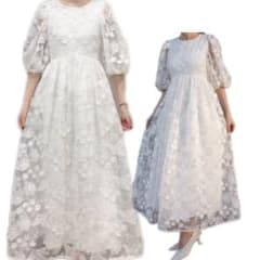 puff sleeve volume one-piece Acka. 新品 1 - メルカリ