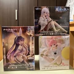 未開封 タイトー Desktop Cute フィギュア 3種セット - メルカリ