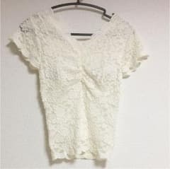 みやにゃ様専用！！dazzlin♡白レーストップスのサムネイル