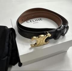 CELINE ミディアム 25MM トリオンフ ベルト 75新品未使用 - メルカリ