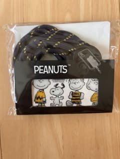 PEANUTS スヌーピー スマホストラップ　ネイビー 新品未使用のサムネイル