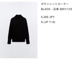 ZARA ニットのサムネイル