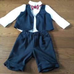 フォーマル服 男子 紺色 キッズ90cmのサムネイル