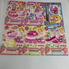 アイカツカード 星宮いちご着用Angely Sugar 6枚セットのサムネイル