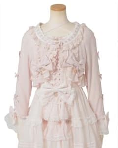 LIZLISA リボンレースボレロカットカーディガンのサムネイル