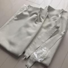 無印良品　MUJI  遮光防炎カーテン2枚　幅100cm×丈105cmのサムネイル