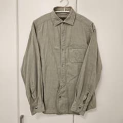 Nigel Cabourn 長袖シャツ カーキ サイズ46 - メルカリ