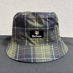 メゾン キツネ X BARBOUR リバーシブル バケットハット Maison Kitsune x Barbour バケットハット - メルカリ