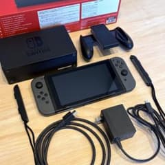 Nintendo Switch 本体 グレー+SDカード128GB,保護フィルムのサムネイル