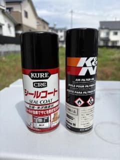 KURE シールコート & K&N エアフィルターオイル　中古品のサムネイル