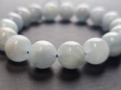 【天然石 アクアマリン ブレスレット】のサムネイル