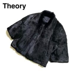 Theory ラビットファージャケット ショート丈 セオリー 黒 - メルカリ