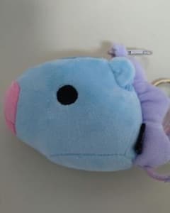 BT21 MANG 봉제 인형 키 체인 동전 케이스