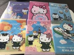 キティちゃんのクリアファイル6点のサムネイル