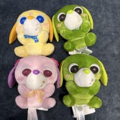 お茶犬 ぬいぐるみ 4個セット プライズのサムネイル