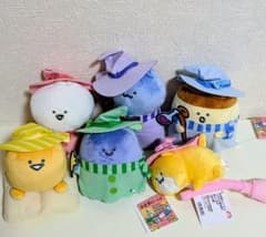 문구와 함께 파스텔 마법사 봉제인형 6종 세트