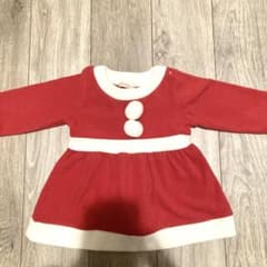 ベビー　90 サンタワンピースのサムネイル