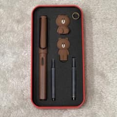 LAMY LINE FRIENDS 万年筆 ブラウン 限定 コラボ 未使用 - メルカリ